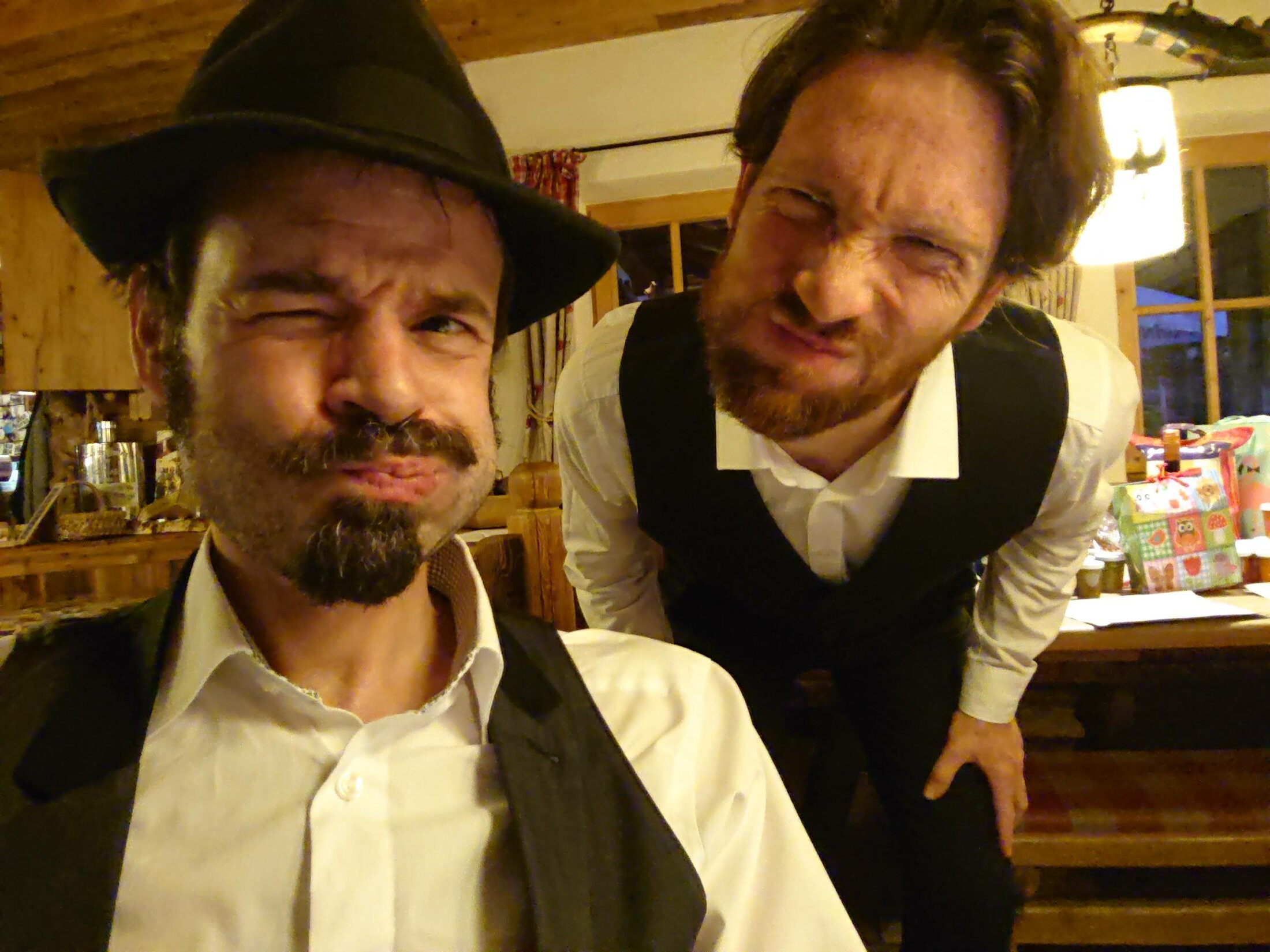 2019 - Django Mobil Gig Mit Grimassen-Selfie - Florian Scharnofske Und Jörg - DSC 1684