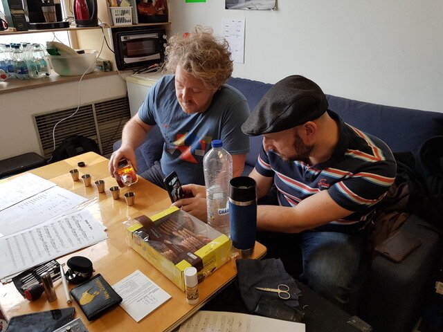 2022-02-24-christian Und Schlapbe Bei Der Letzen Probe Vor Dem Unfall Von Alburquerque Dreamers