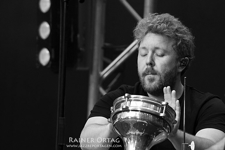 Christian Huber mit Thomas Siffling bei der jazzopen Stuttgart 2